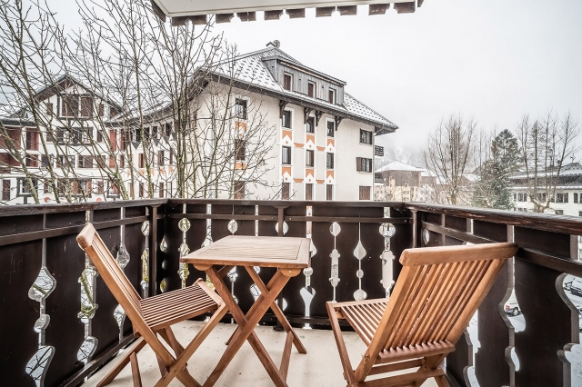 Chamonix centre - Studio Iris Mont-Blanc view