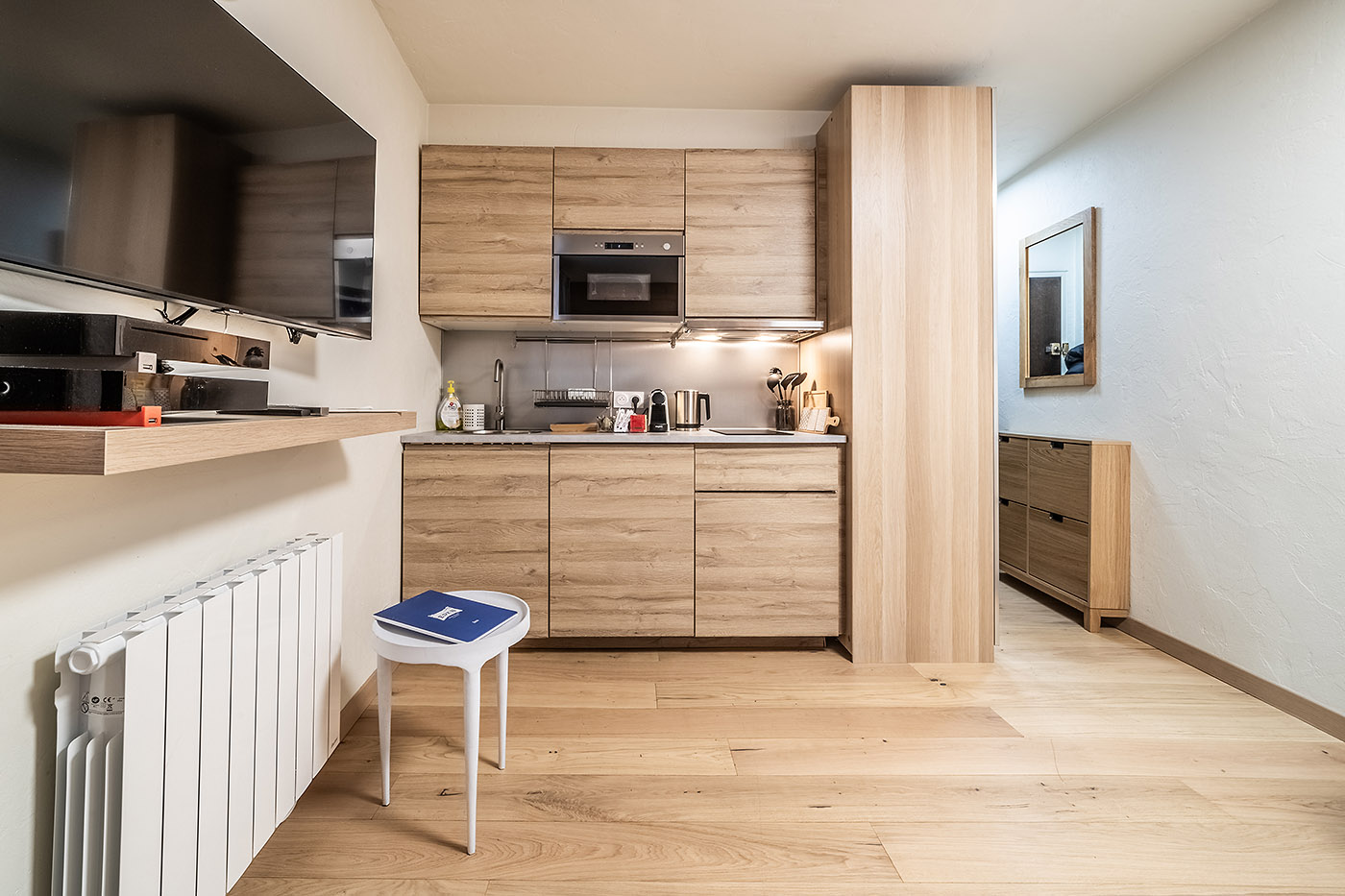 Chamonix centre - Studio Iris Mont-Blanc view